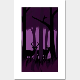 There's something in the woods - Deer? Posters and Art